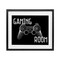 Stupell Industries Gaming Room Black Controller Framed Print Under Glass, design by Kim Allen